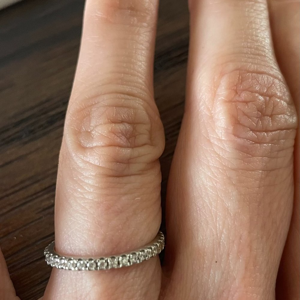 1Ct Round Brilliant Diamond Wedding Band